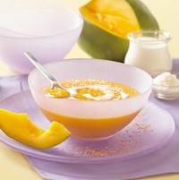Velouté de mangue fraîche au yaourt Velouté de mangue fraîche au yaourt