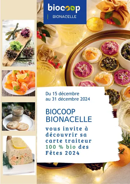 Commande pour les fêtes à Bionacelle